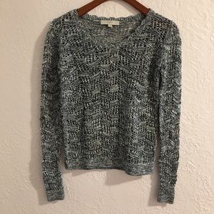 Open weave sweater